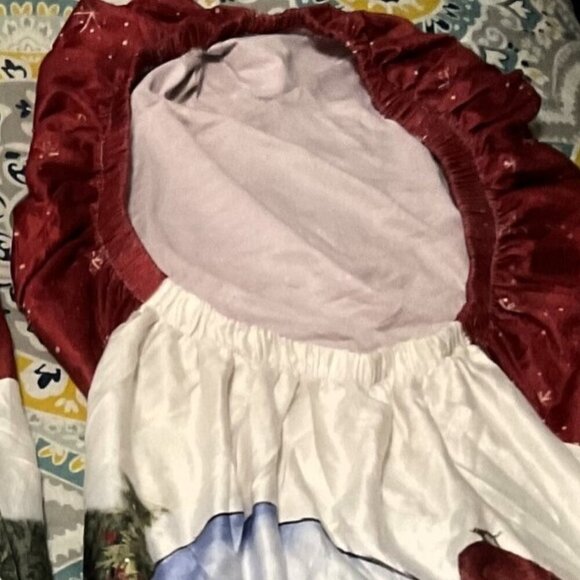 4 NEW SNOWMAN HOLIDAY CHAIR SLIPCOVERS CHRISTMAS SET 4 - Picture 8 of 8